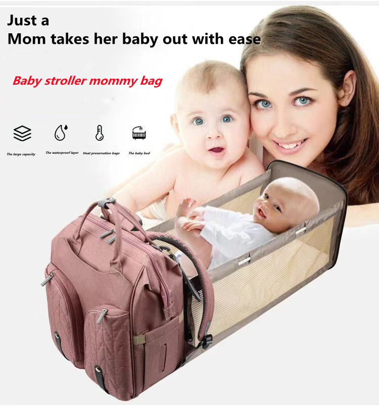 Outdoor Activity Nursing Mother Travel Bag With USB OEM ODM