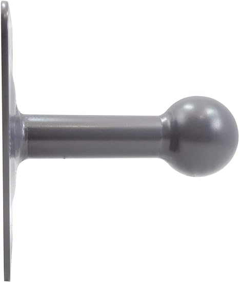 Matte Black Powder Coated Carbon Steel Bike Rack Wall Mount Bracket Ball Head Black