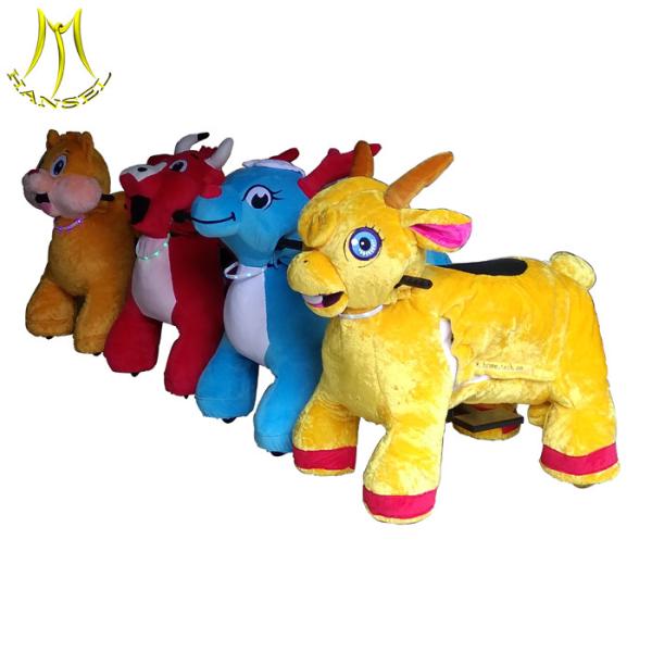 Hansel shopping mall coin operated electric animal bike for sale battery animal