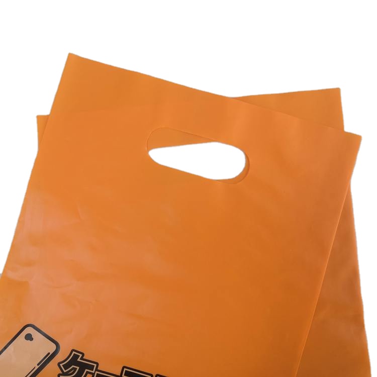 Die Cut Handle LDPE Shopping Bag Eco Friendly Recyclable Groceries Plastic Bags