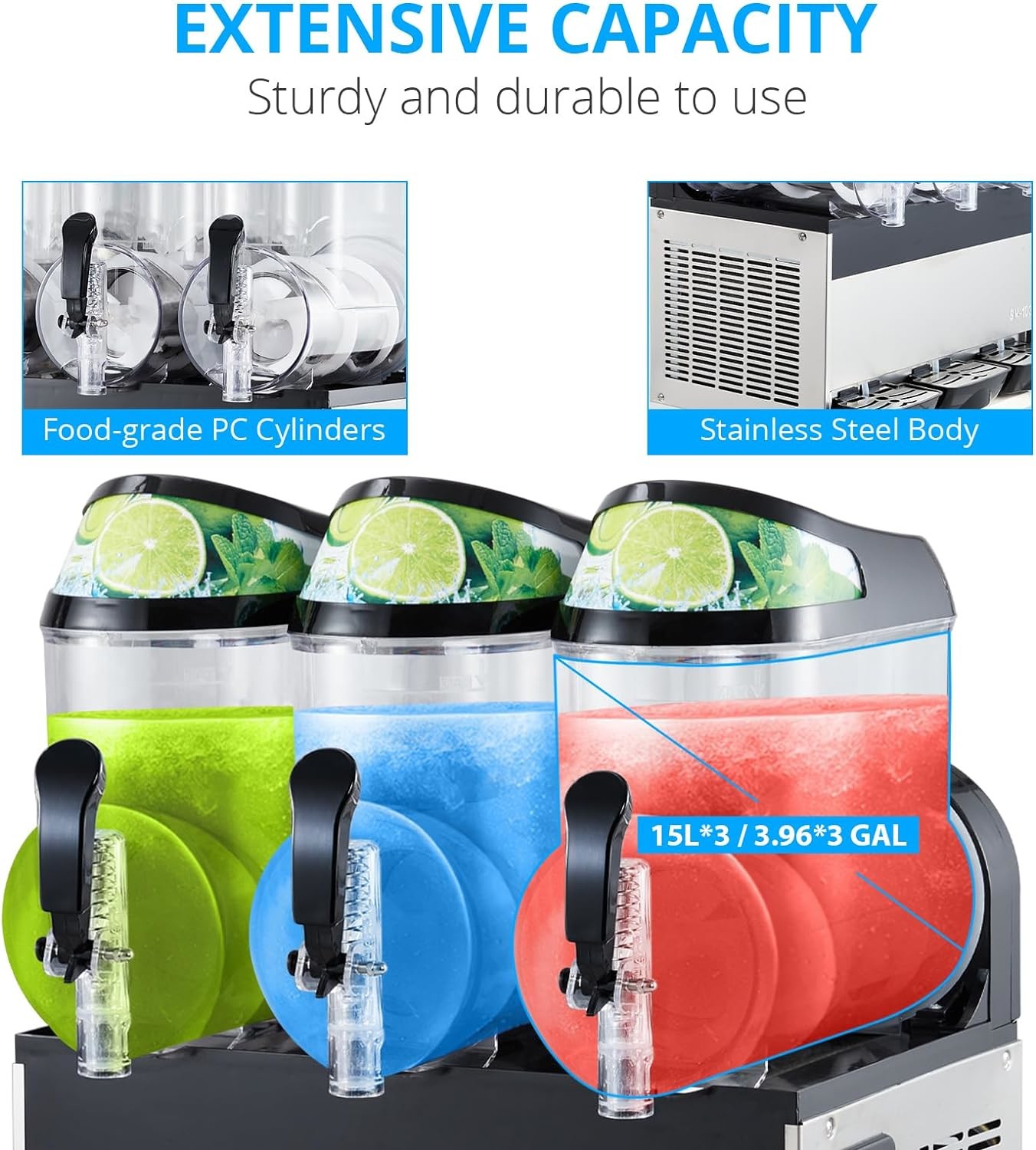 Margarita Granita Slash Slush Ice Instant Drink Maker Puppy Style Alcoholic Beverage Dispenser Ice Cup Machine