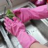 Buy cheap Pink Kitchen Washing Gloves , Rubber Dishwashing Gloves For Cleaning Vegetables from wholesalers