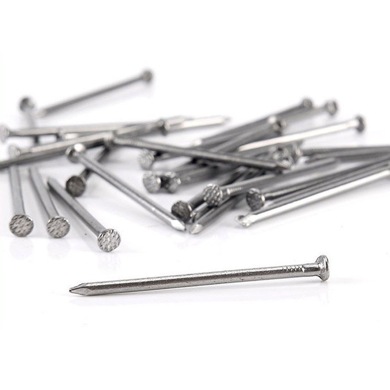 Carbon and Stainless Steel Smooth Shank Round Nails for Extended Woodworking Needs