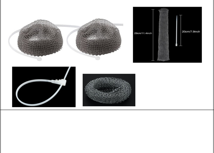 Oil Gas Separation Air Purification Filters Knitted Wire Mesh Made From Common Materials