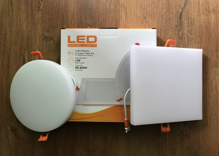 Slim IP20 24W 30W LED Panel Light Rimless White 50000hours Long Lifespan