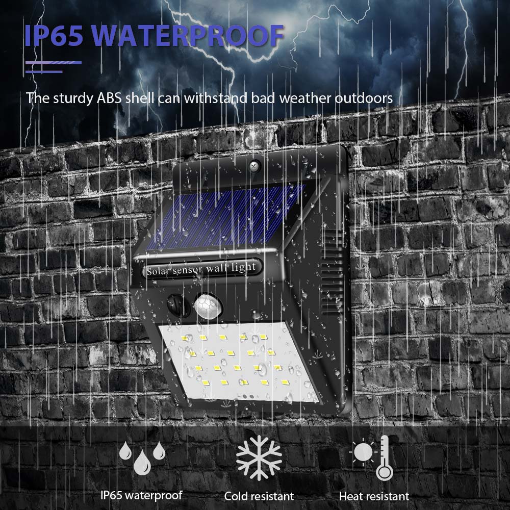 PIR Security Rechargeable Outdoor LED Solar Lights