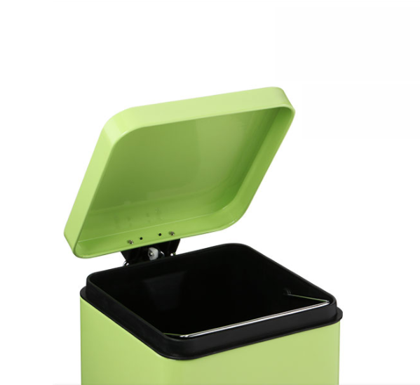 6L 12L Foot Pedal Indoor Trash Can Metal Trash Can With Foot Pedal