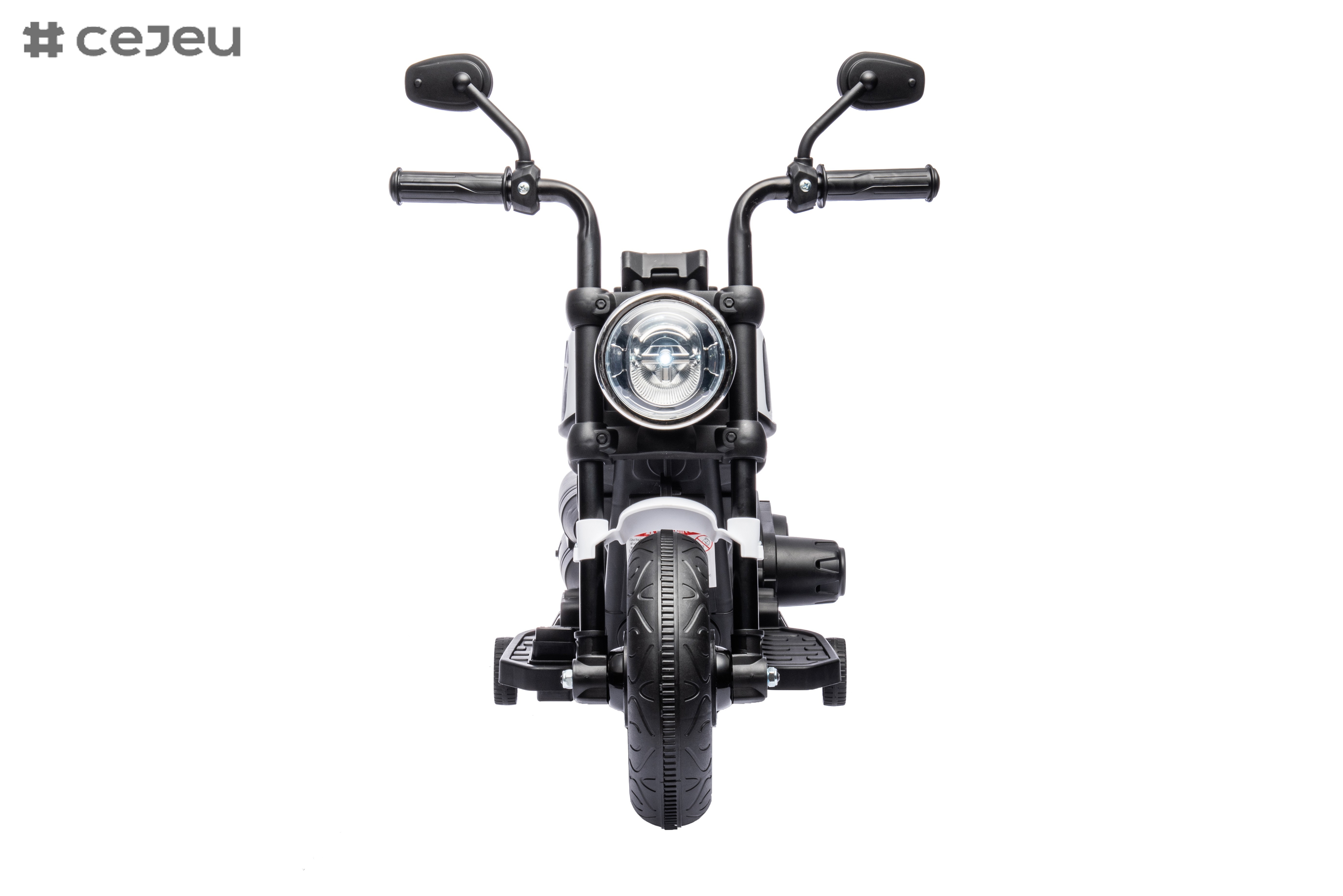 Electric Kids Motorcycle Toy, Music & Lights, Hand Acceleration & Foot Brake, 6V4.5AH