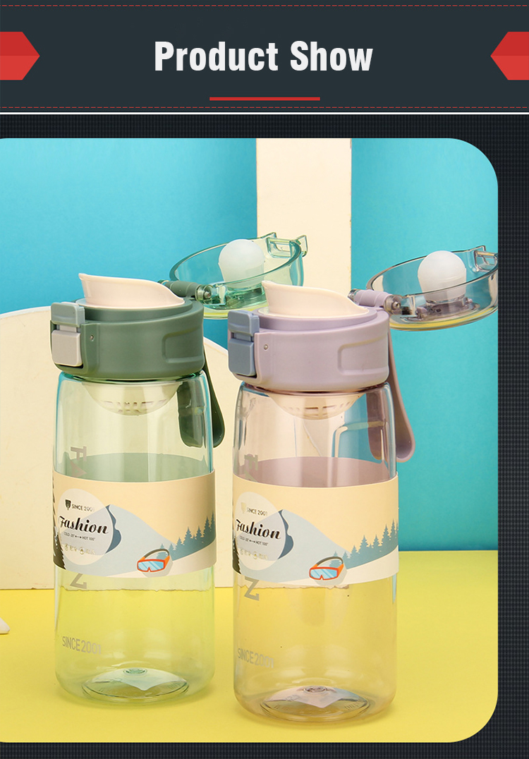 Wholesale school custom bpa free student kids drinking bottle with direct drinking cover plastic water bottle