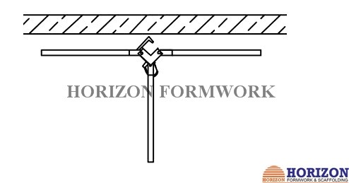 Removable Slab Formwork Construction Folding Tripod Q235 Steel Pipe Material