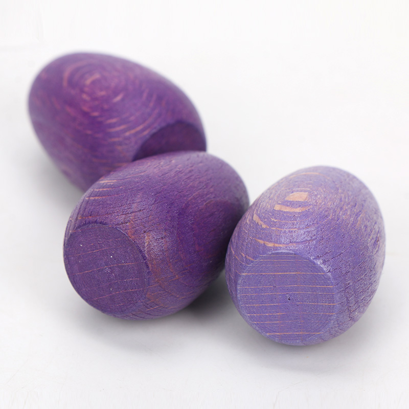 Cones 4cm Wooden Rainbow Stacker Wooden Mushroom Puzzle