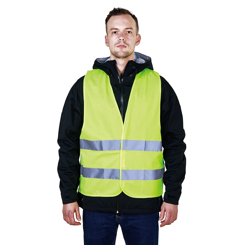Roadside Assistance Car Emergency Kit with PVC Dotted Cotton Gloves and Warning Vest