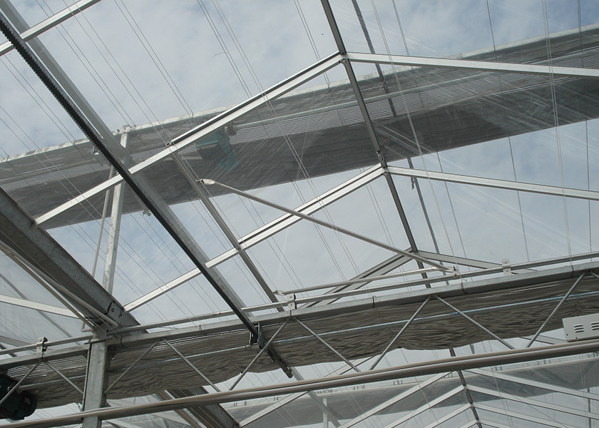 Weldless Multi Span Greenhouse Galvanized Frame For Bountiful Flower