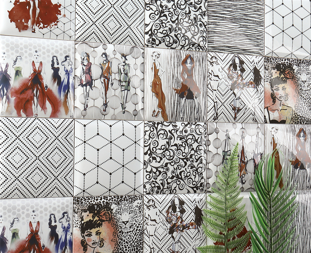 152x152mm Interior Bread Tiles And Subway Tiles For Dining Room
