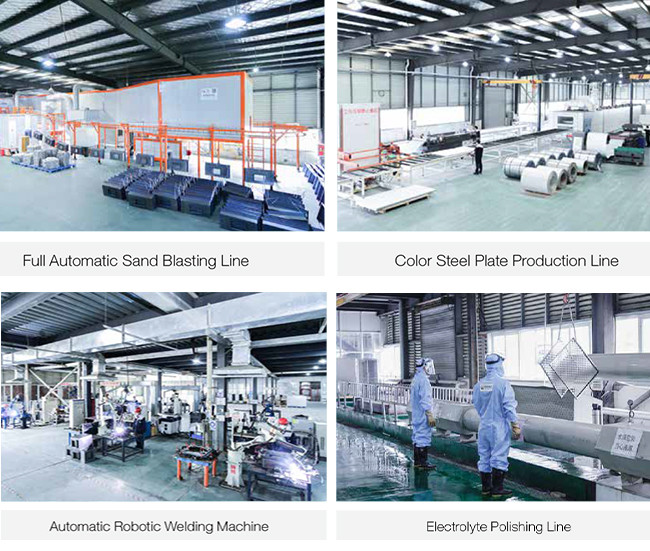 FFU Clean Room Equipments 60dB Fan Filter Units On The Factory Label