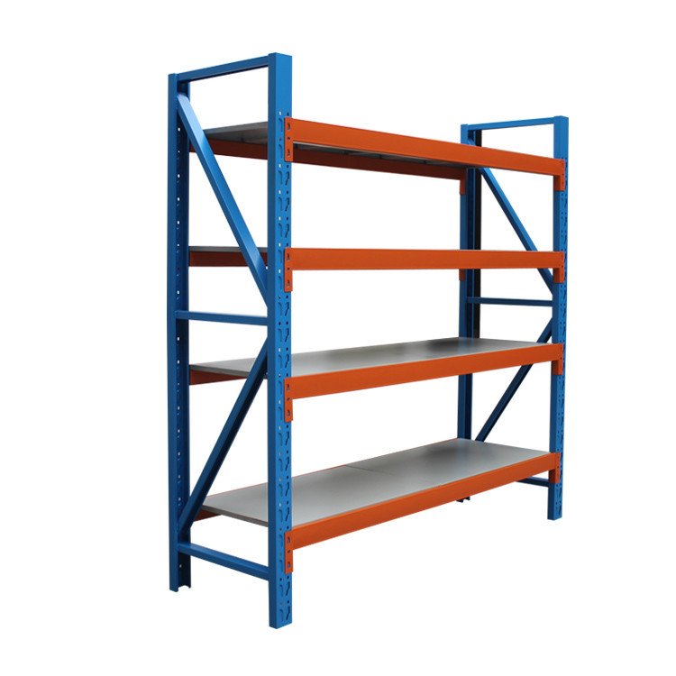 Length 12 Meters Heavy Duty Storage Shelves painted Selective Pallet Rack