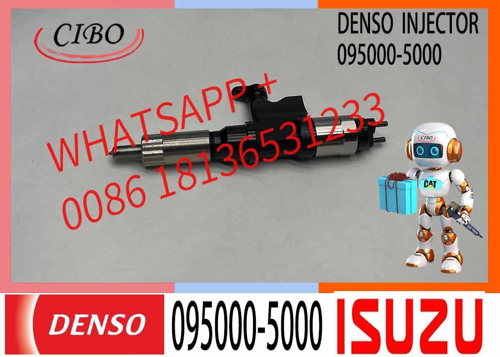 Construction Machinery Parts Diesel Engine Common Rail Fuel Injector 095000-5000 8-97306071-0 For Isuzu 4HJ1 Engine