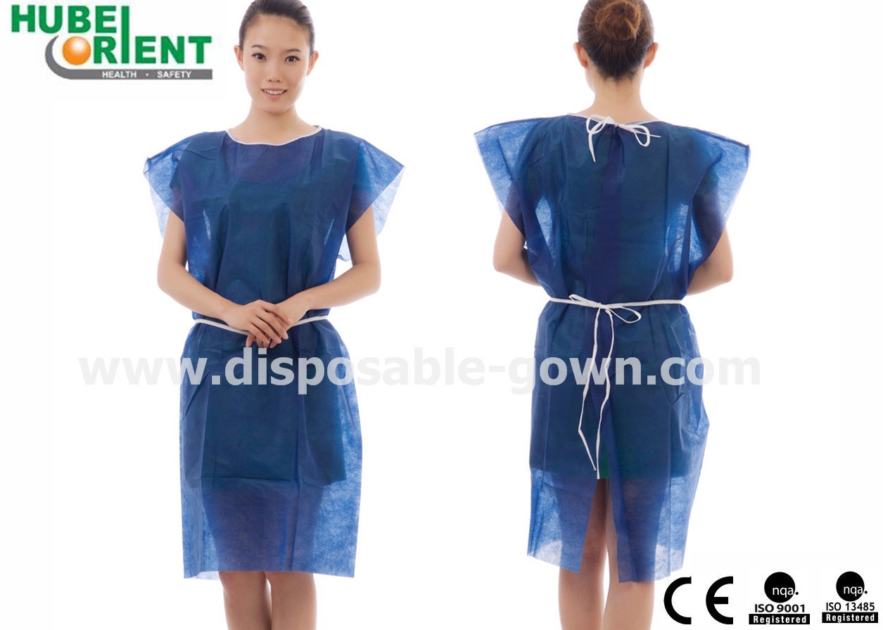 Surgical Medical PP Isolation Gown Long Sleeve With Waist Ties For Hospital