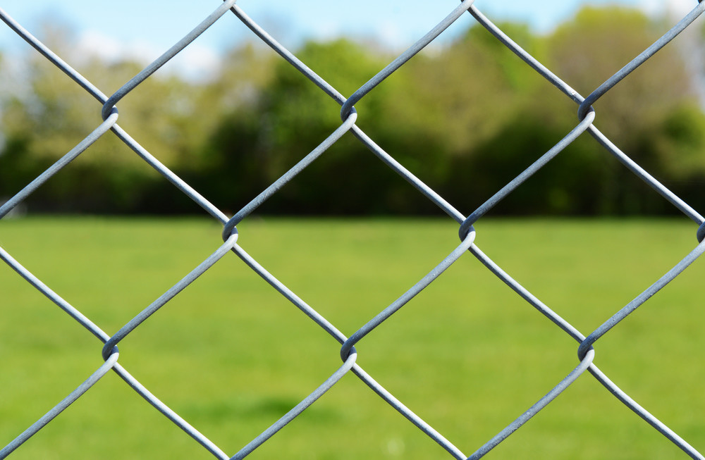 Rustproof 11 Gauge 6 Ft Galvanized Chain Link Fence For Garden
