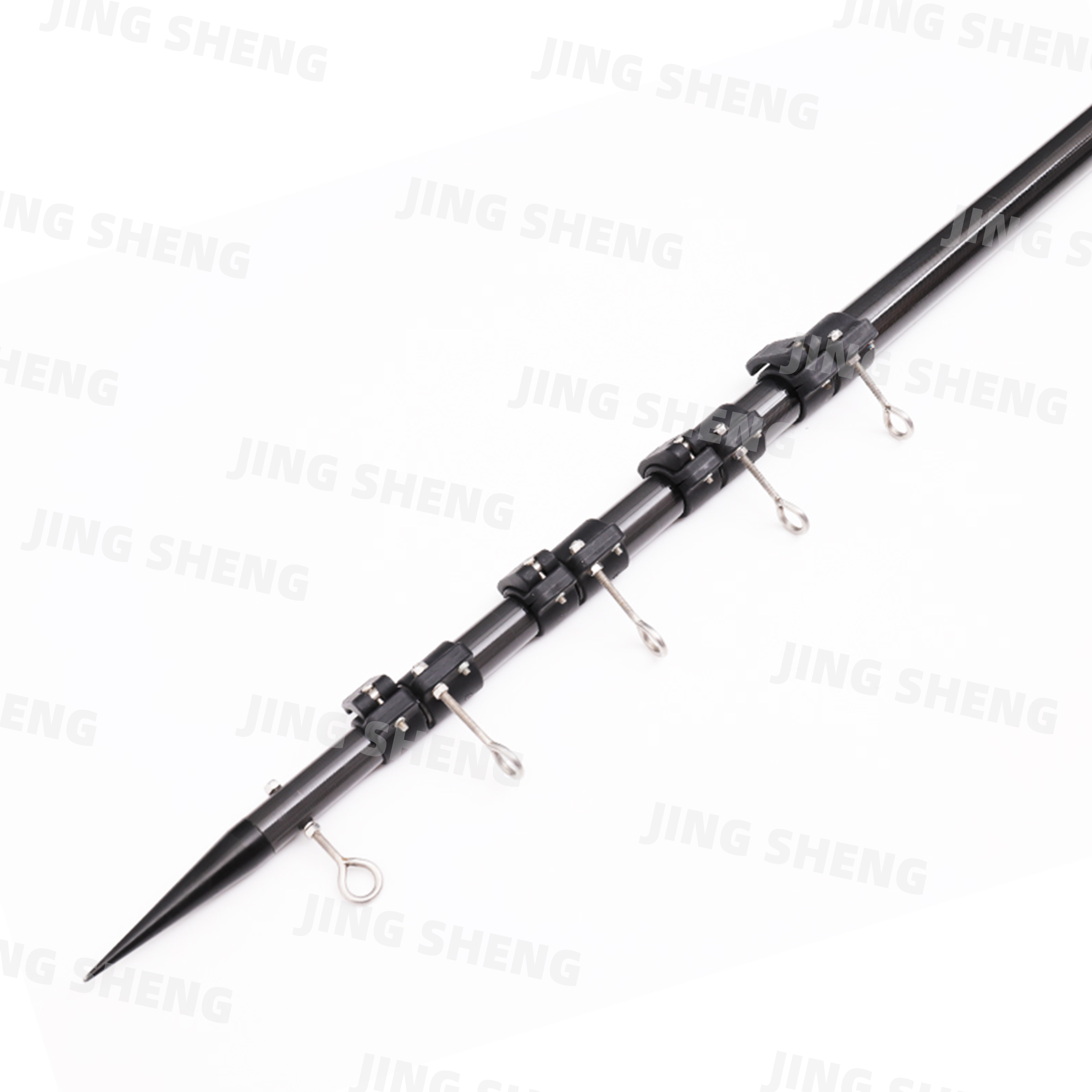 24FT Carbon Fiber Outrigger for Fishing Lightweight High Strength UV Corrosion Resistant