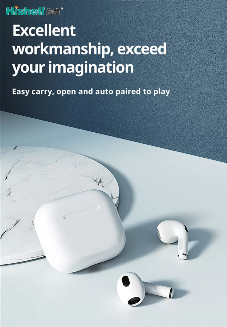 GPS Air3 Cordless Invisible Bluetooth Earbuds With Charging Case