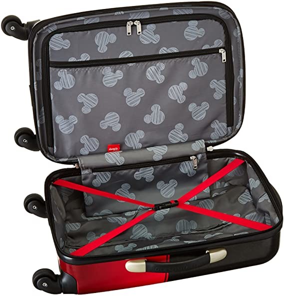 210D Polyester Hardside Spinner Wheels ABS Hard Luggage