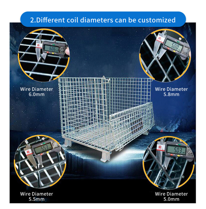 wire mesh storage containers
