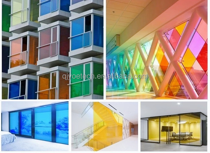 CCC/ISO9001/CE Certified Colored PVB Laminated Safety Glass for Building Construction