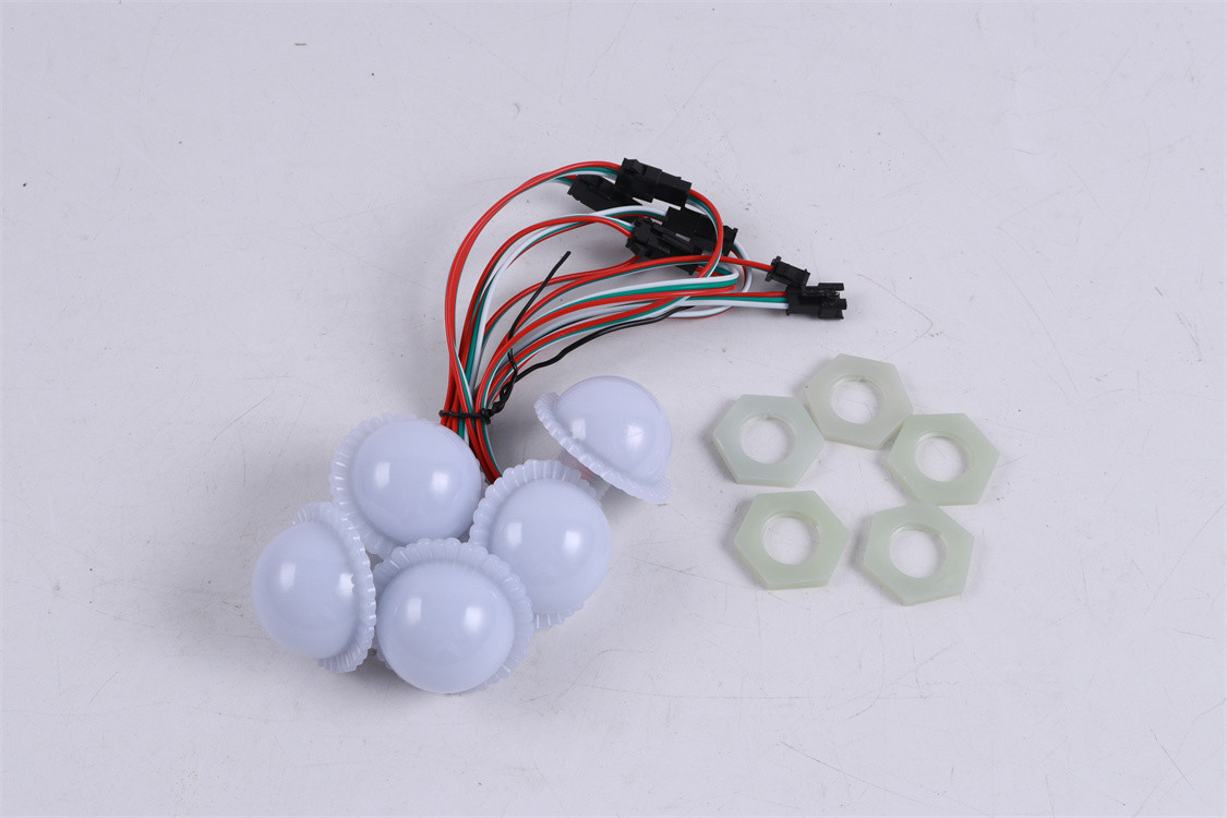 RGB 2W DC12V LED Point Light 50mm New Product LED Amusement Lamp