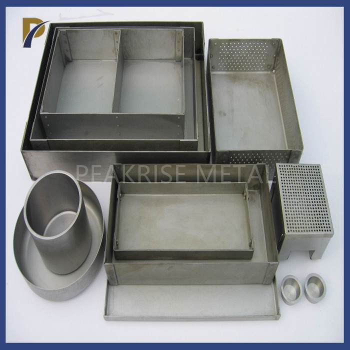 High Temperature Resistance 99.95% Sintered Tungsten Boat ASTM B 770 Standard Vacuum Furnace Industry Tungsten Boats