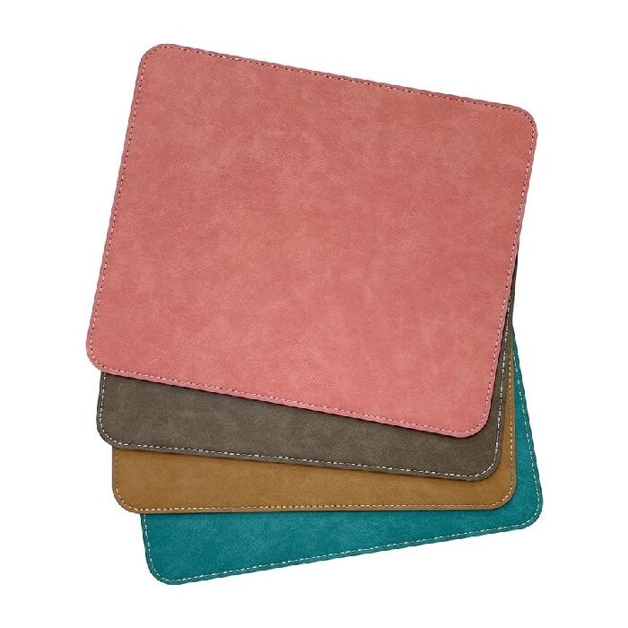 Blank Sublimation PU Leather Placemat For Sublimation Heat Transfer Printing