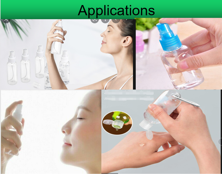 Round 100ml Pet Spray Bottle 150ml Amber Plastic Spray Bottles