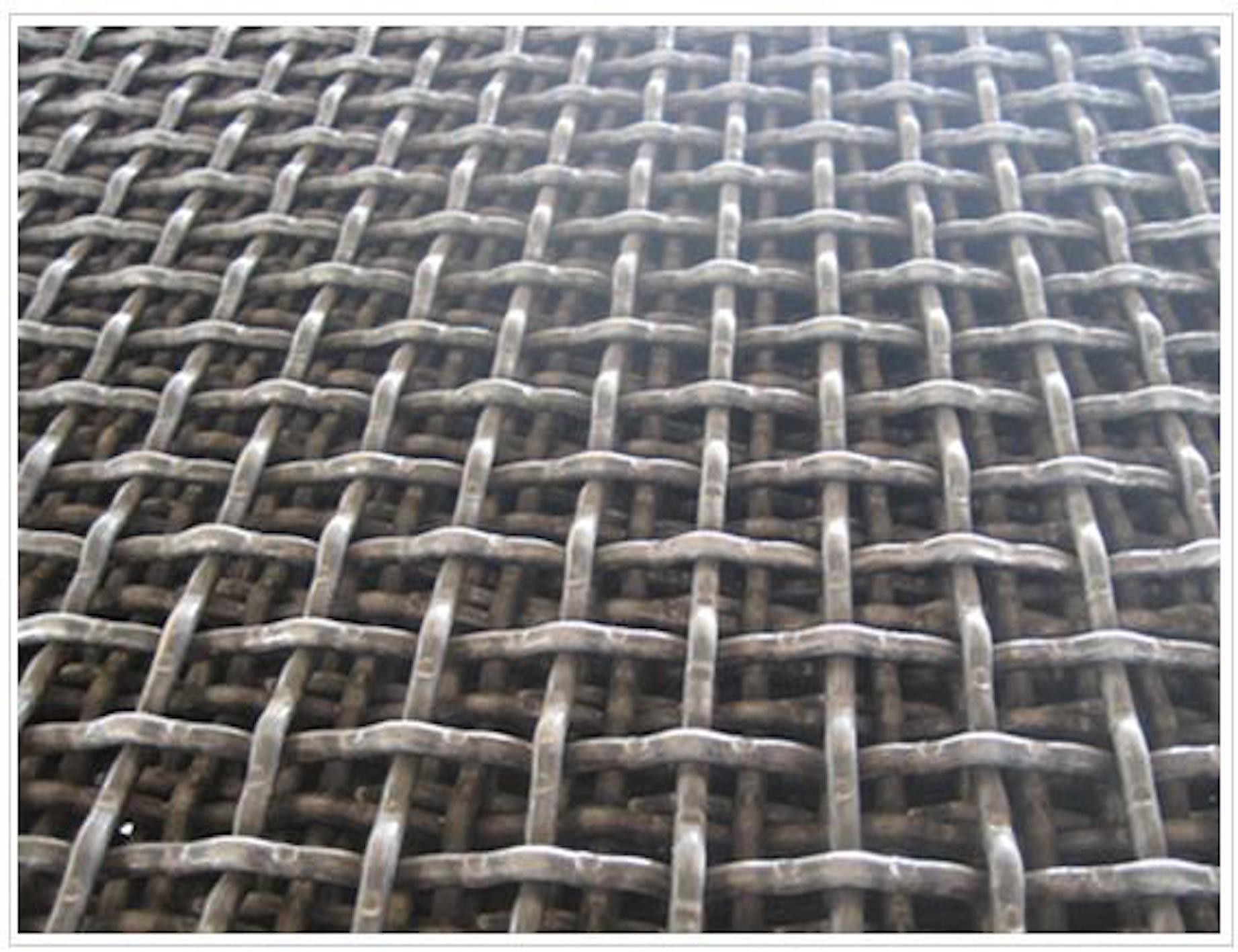 Galvanizing Black Steel Wire Crimp Iron Wire Mesh Bi Directional Bending