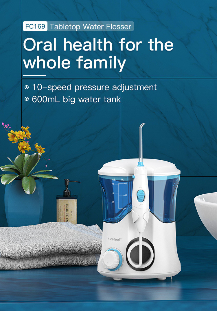 600ml Teeth Whitening Dental Care Oral Irrigator Combo Electric Toothbrush IPX4