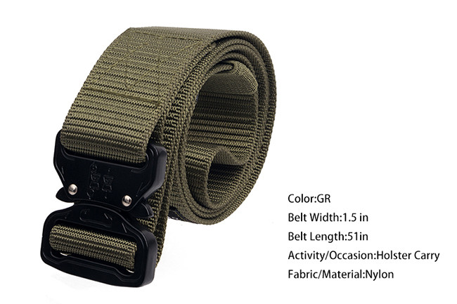 Outdoor Hunting Accessories Tactical Cobra Nylon Belt / Cobra Buckle