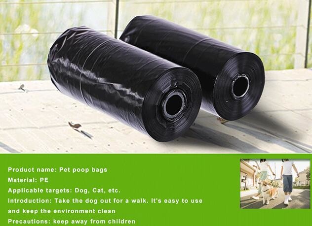 High Quality Eco-friendly Degradable Fashion With Printing Doggy Pet Dog Waste Poop Bags, Eco friendly pet dog waste poo