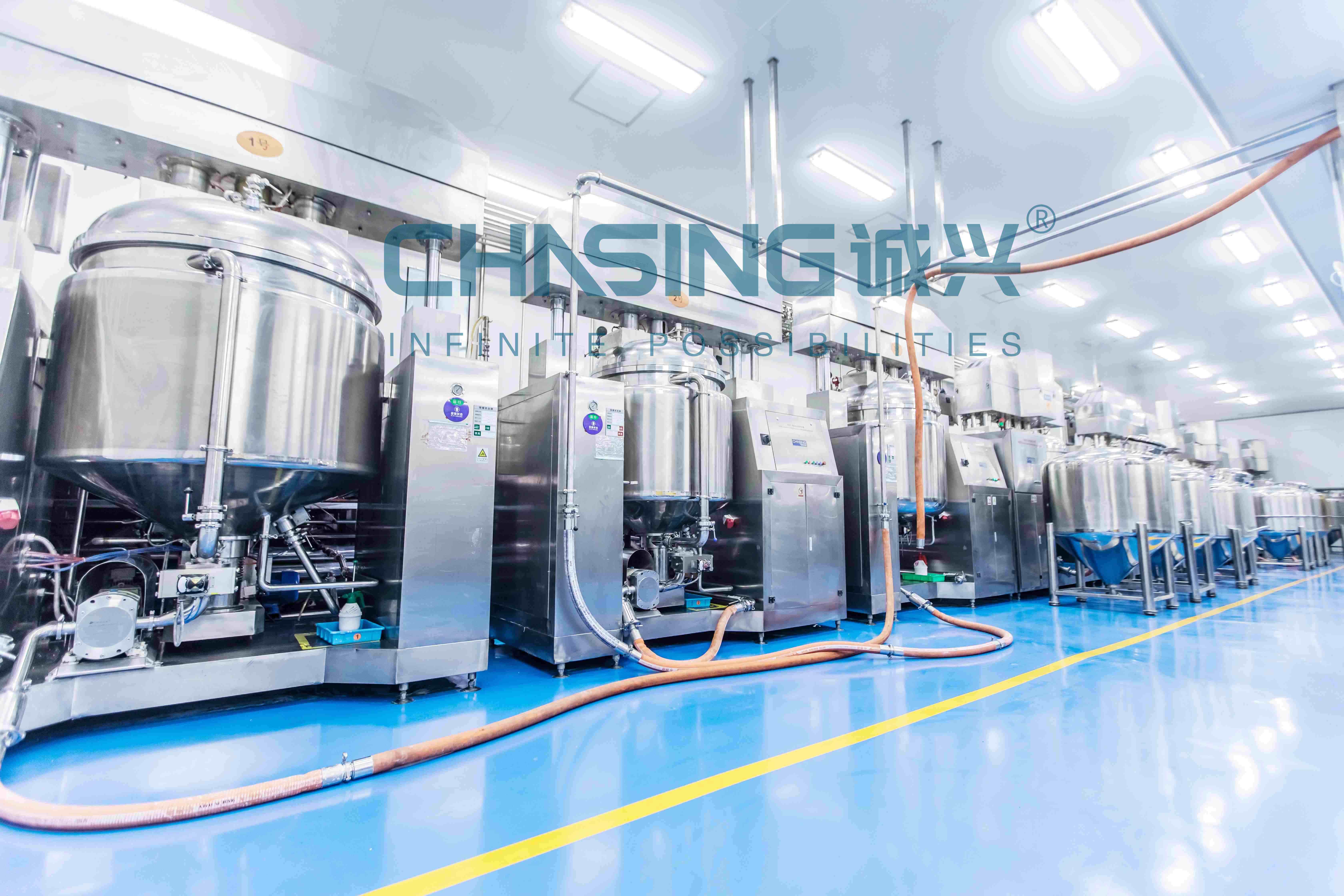 700L Vacuum Homogenizer Toothpaste Making Machine For Aloe Toothpaste