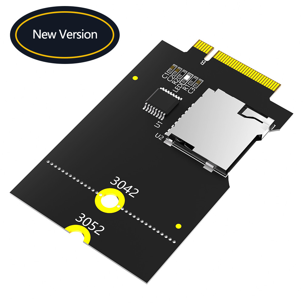 Micro SD Card TF SDHC SDXC To NGFF Key B Adapter Supports USB Bus, Not SATA Bus