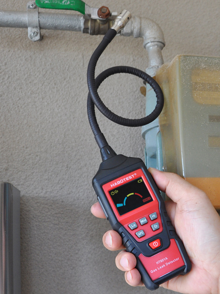 9999ppm Smart Gas Leak Detector , HT601B Combustible Gas Leak Detector