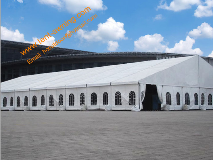 Wind Resistant 100km/h Workshop Tent Aluminum Structure Waterproof Marquee Tents