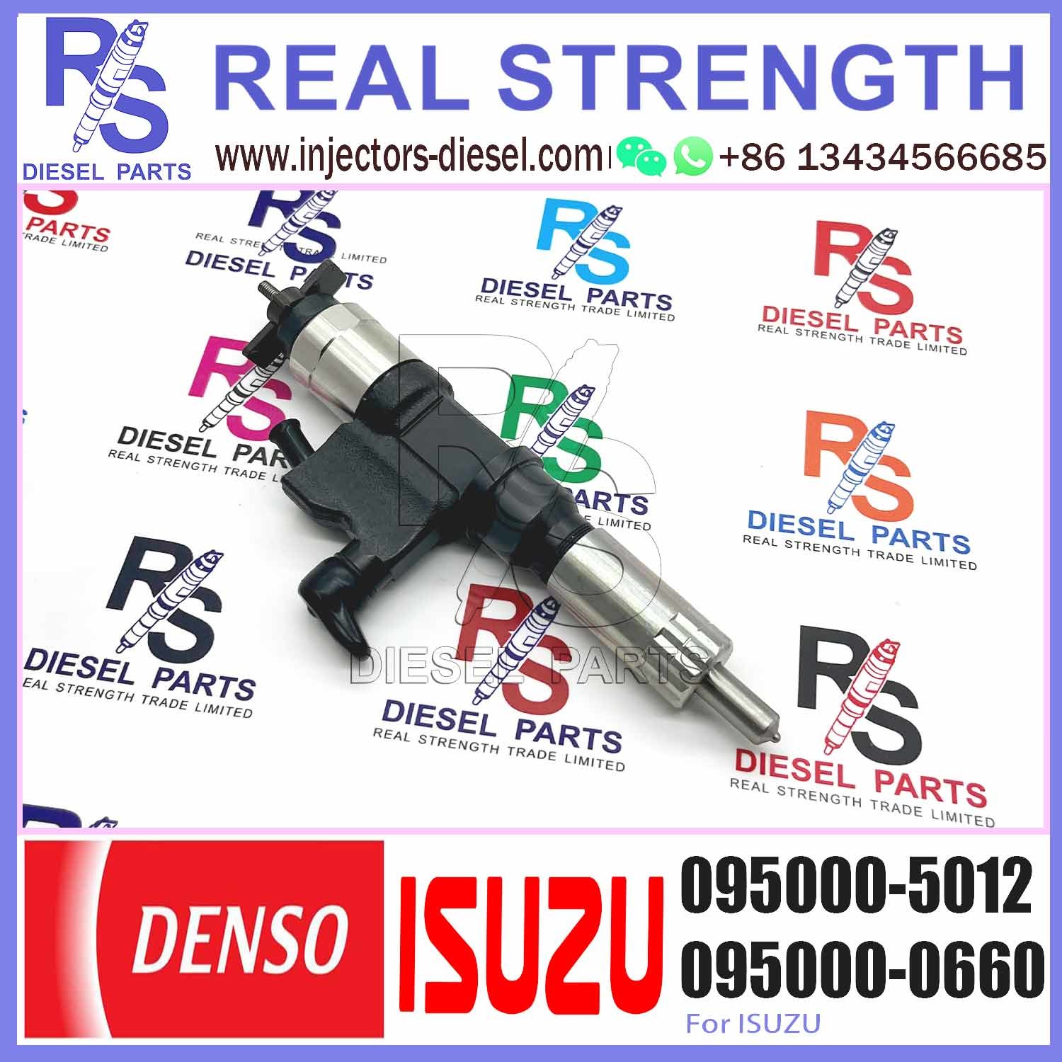 New Common Rail Fuel Injector Assembly 095000-5013 095000-5012 For ISUZU 8-97306073-3 8-97306073-2
