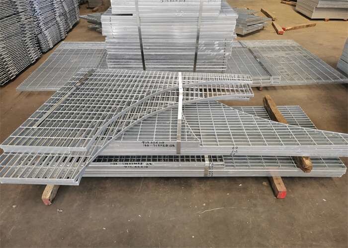 Port Unloading Thickened Platform Steel Grating Hot Dip Galvanized SGS Approved