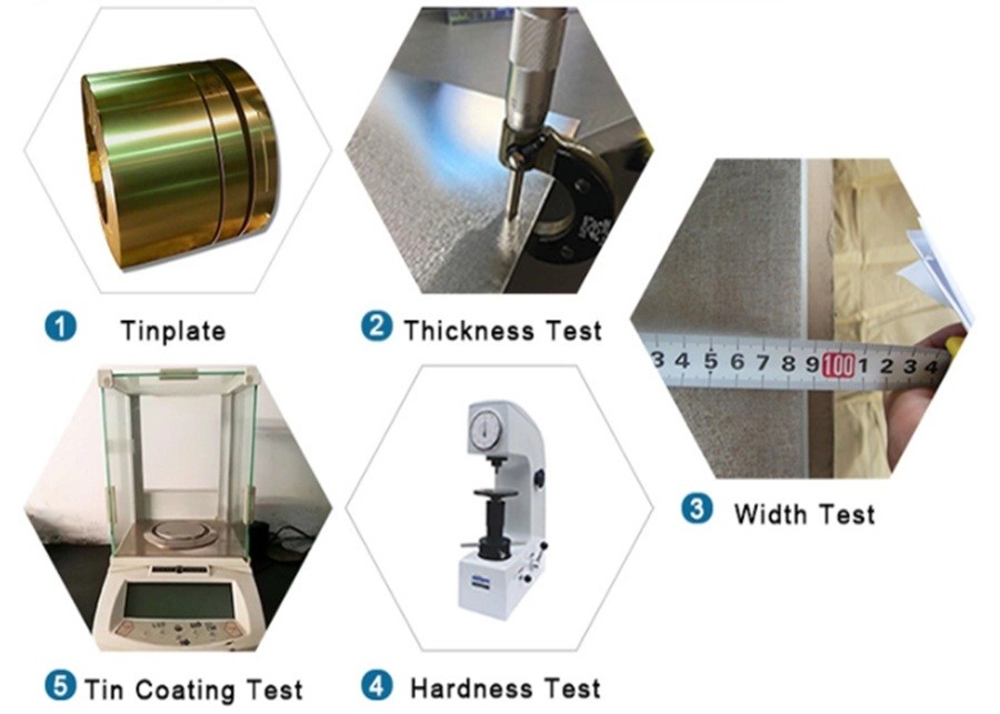 0.50mm Thickness Tin Plated Steel Sheet / Cold Rolled Steel Sheet In Coil