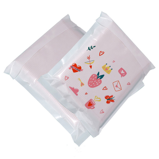 Custom Logo Printed Biodegradable Clothing Glassine Paper Bag Compostable Translucent Waxed Paper Bag