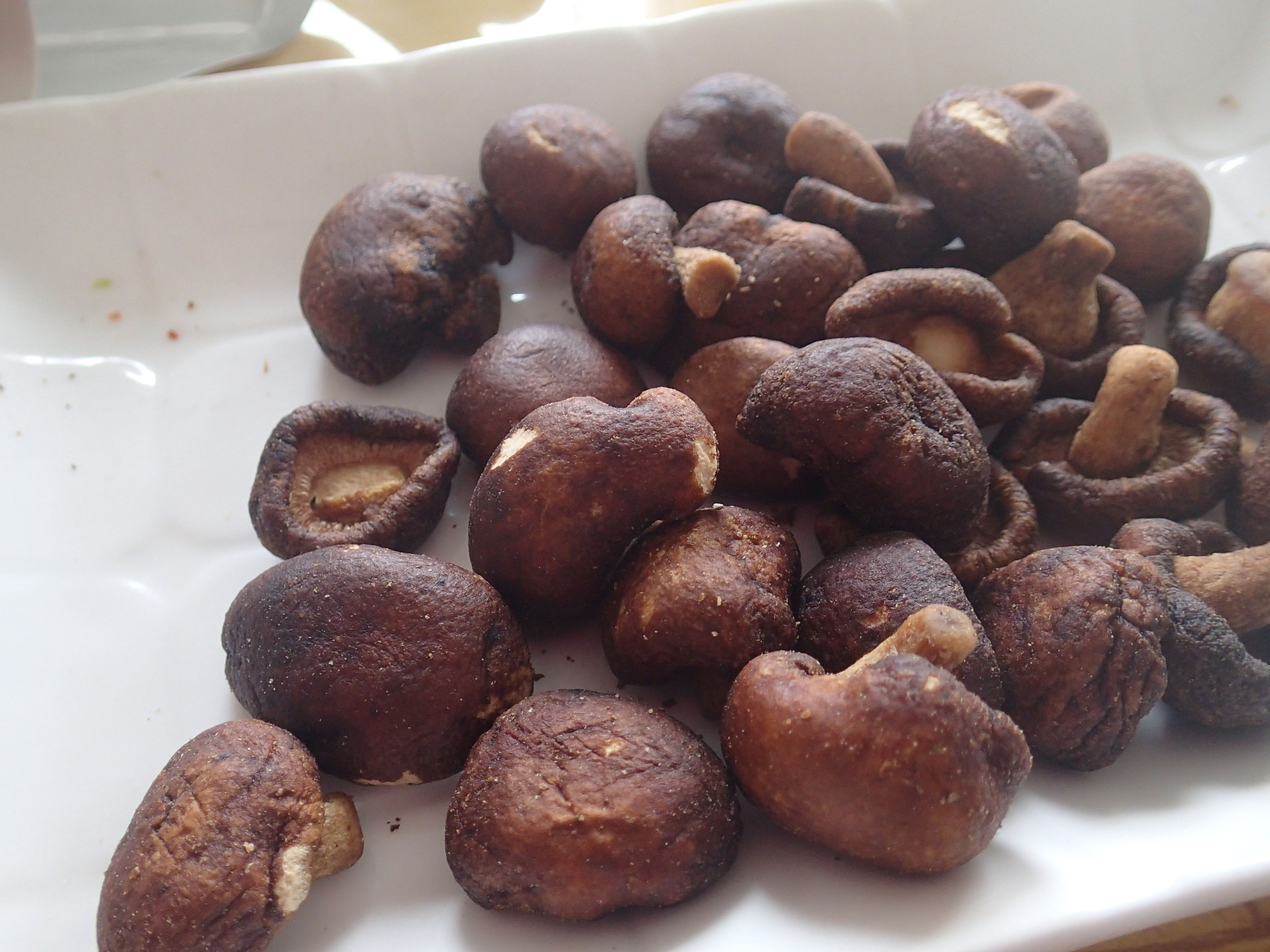 Soft Texture Dried Fruits Vegetables Malt Syrup Vacuum Fried Mushrooms
