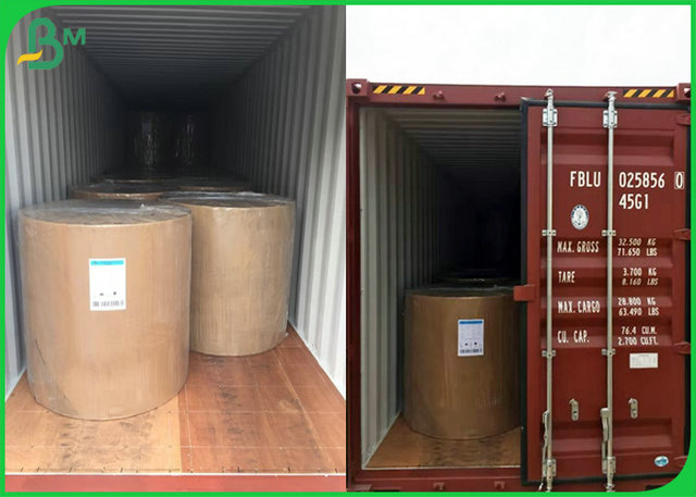 70gr 80gr Kraft Paper Unbleached With Jumbo roll For Wrapping Nut 