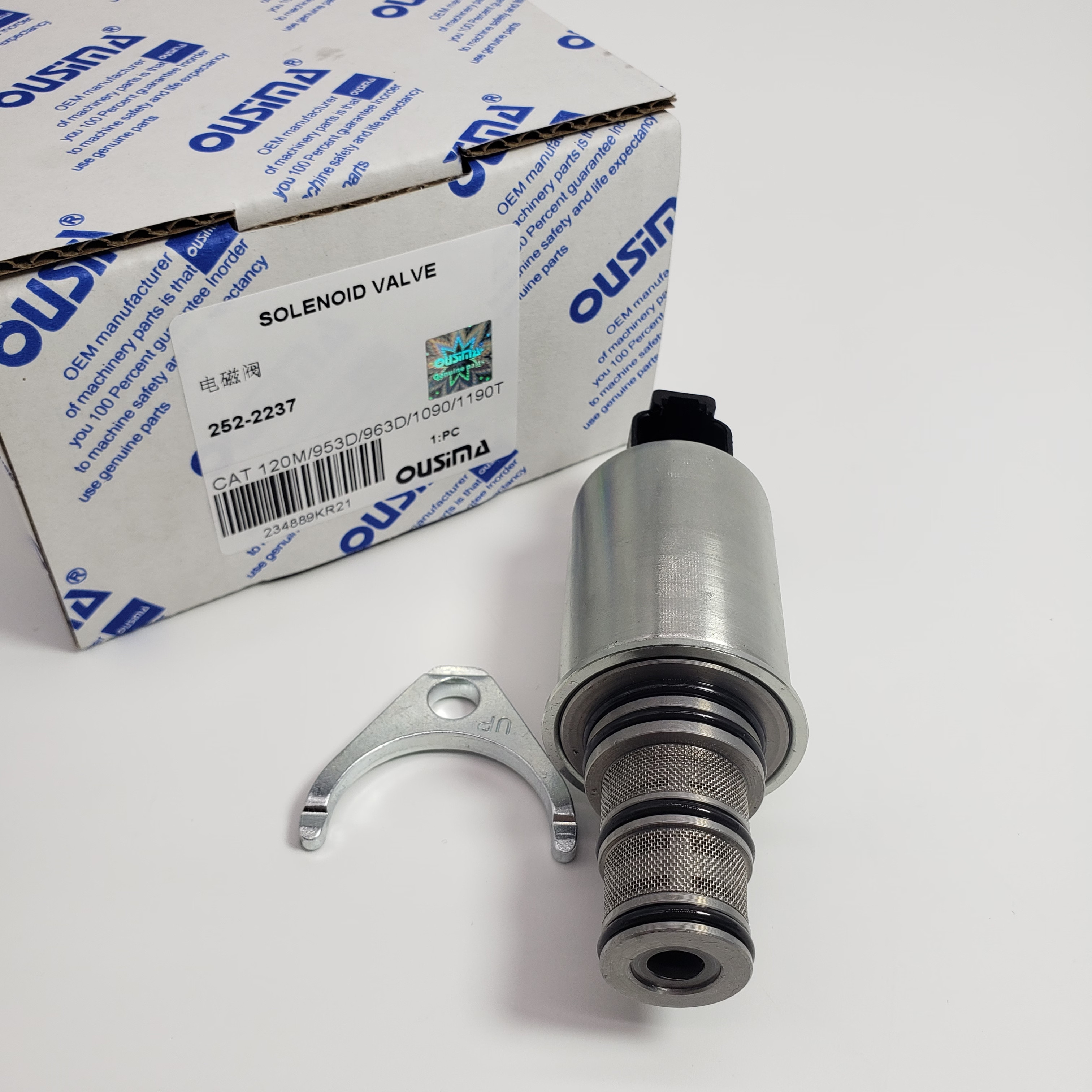 252-2237 2522237 Excavator Solenoid Valve 24Volt For 120M 140M 953D 973D D6K 1190T
