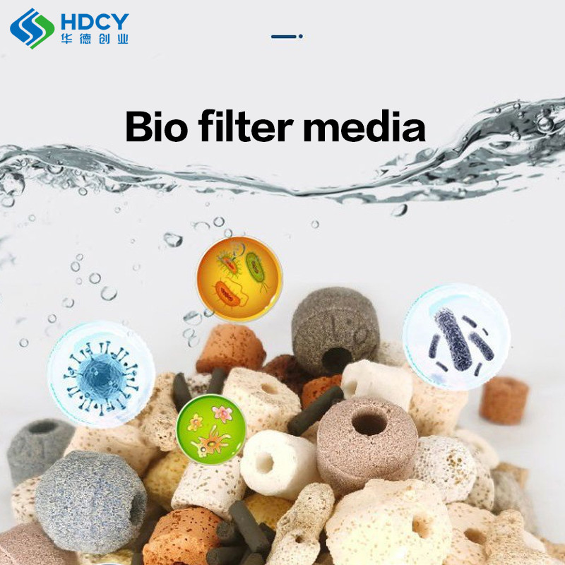 250g/bag Ceramic Bio-porous Filter Medium Bio-ring Fish Tank Nitrifying Bacteria Biosphere