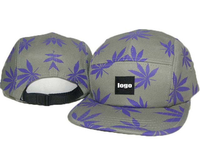 60cm Adjustable Short Brim Baseball Cap Custom Pattern
