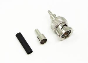 Buy cheap RoHS Approved 75Ohm BNC Cable Connector Nickel Plated product